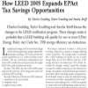 LEED 2009 and EPAct 179D Tax Savings